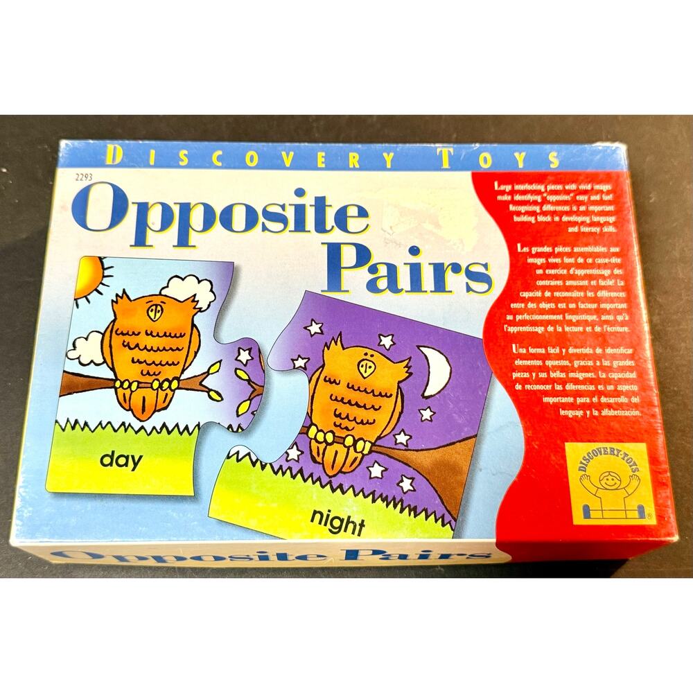 Discovery Toys 2293 Opposite Pairs Matching Puzzle Game